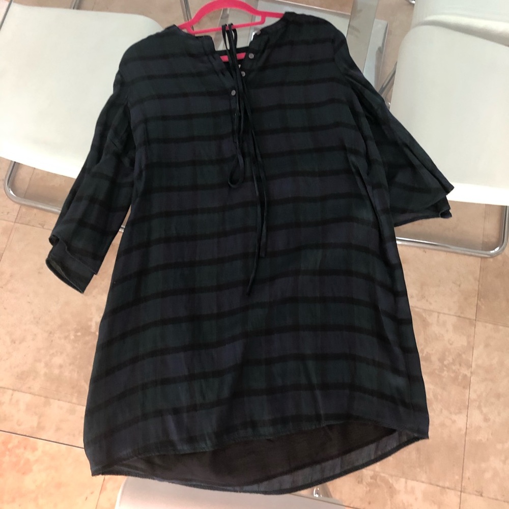 Knee-Length, long-sleeve dress
